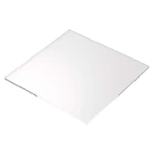 Clear Acrylic Plexiglass 1/2" x 24" x 48” Plastic Sheet 
