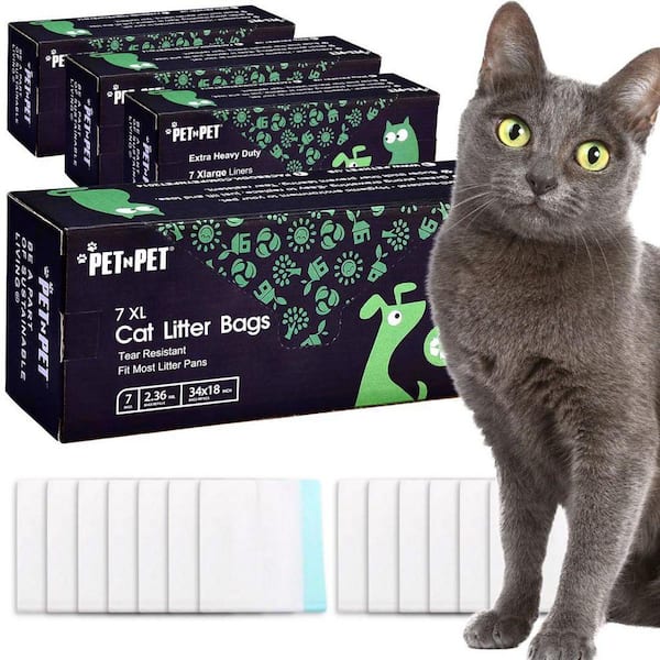 X-Large Extra Heavy-Duty Cat Litter Box Cat Pan Liners (28 Liners-Box)