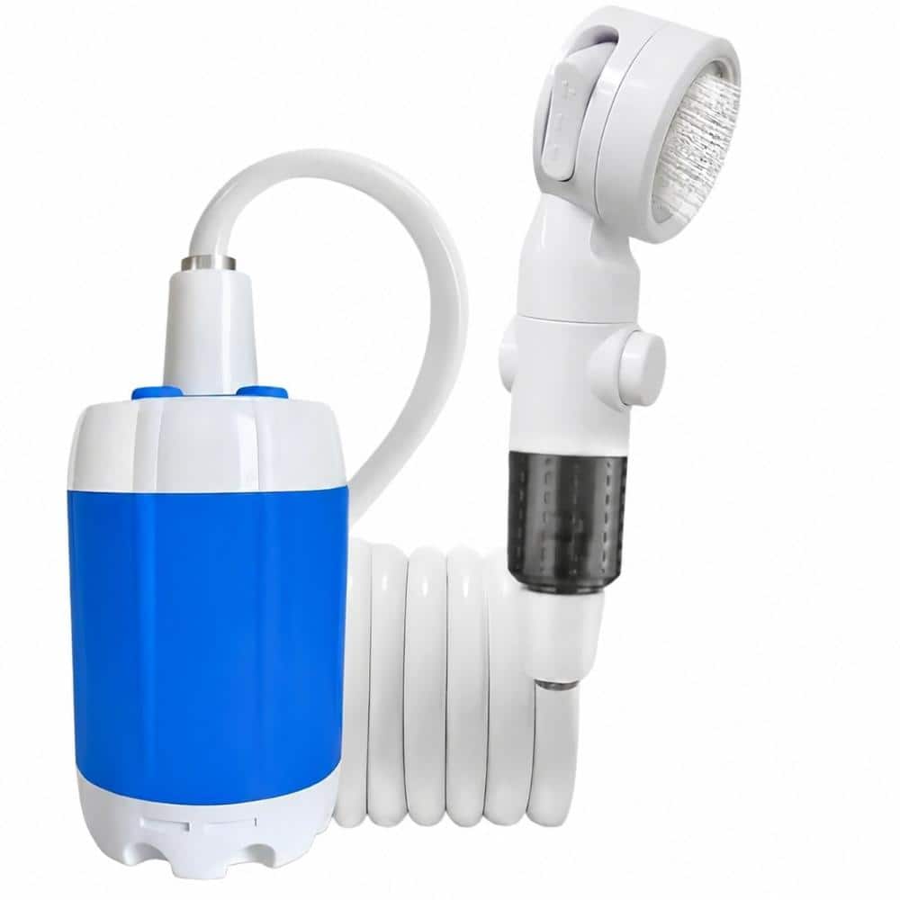 Compact Portable Camping Shower Pump with USB-C, 4000mAh, 3 Spray Modes, Epoxy-Sealed water-resistant Motor, Mesh price history on PriceWatchPro