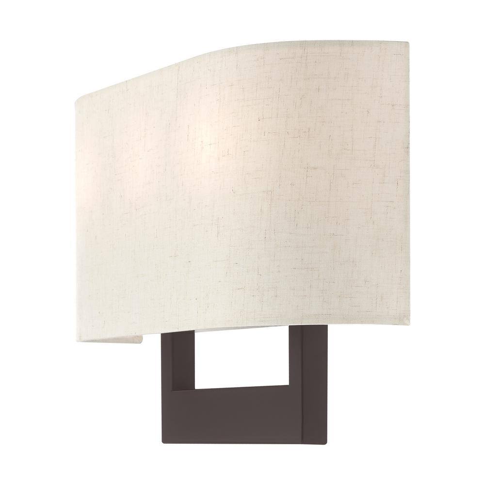 Bronze 3-Light Direct Wired Electric Wall Sconce