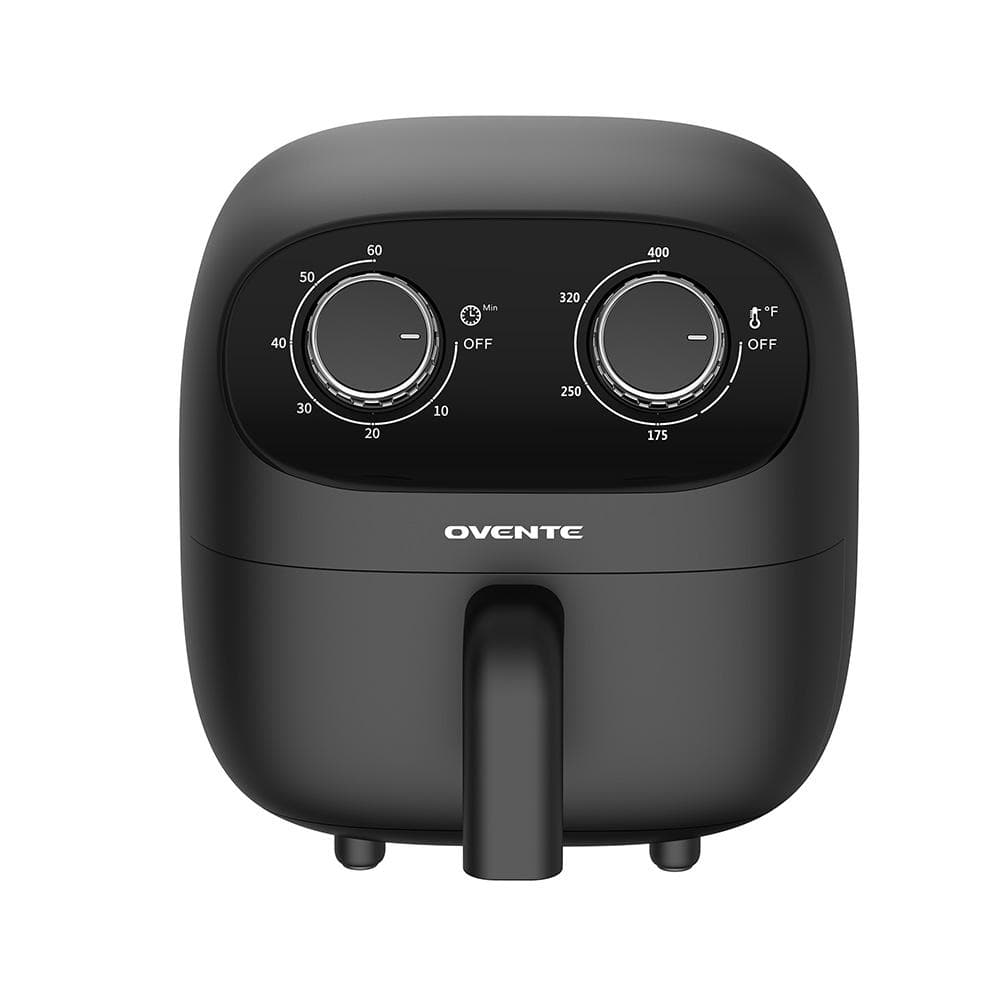 2QT Compact Air Fryer, 900W Small Oil-Free Fryer w/ Manual Dual Knobs, Auto Shutoff, Nonstick Basket, Black FAM18900B price history on PriceWatchPro