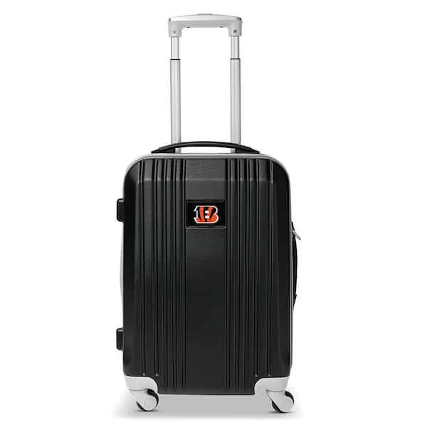 Cincinnati Bengals 21 Hardcase Two-Tone Spinner Carry-On - Black