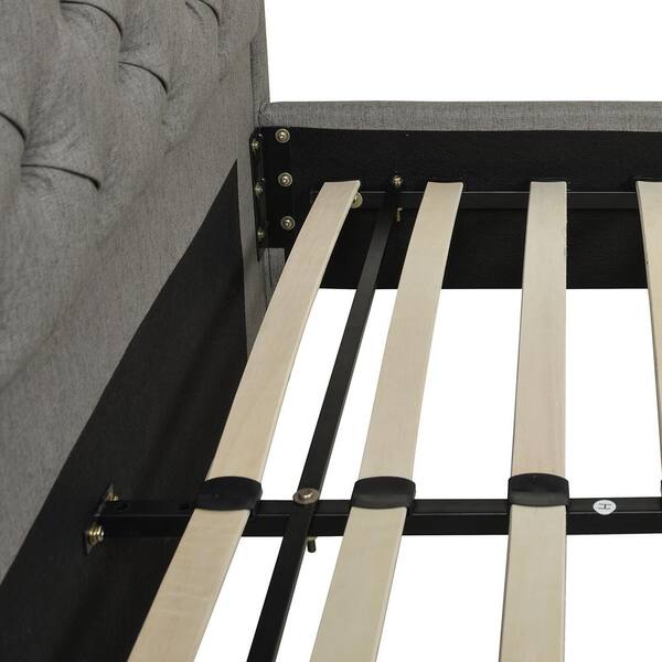 Helen Queen Wood Black-finished Bed