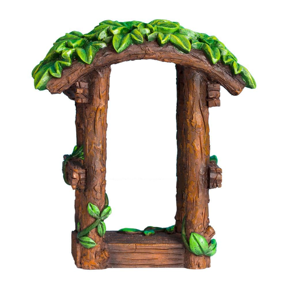 Enchanted Forest Polyresin Fairy Garden Kit with Accessories