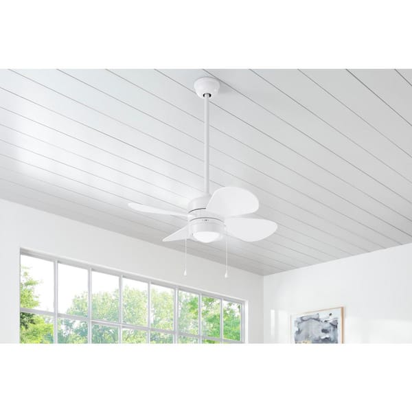 Padgette 36 in. LED White Ceiling Fan