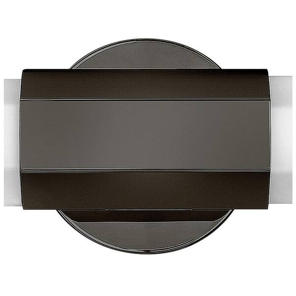 HINKLEY - Facet 32.00-Watt Integrated Led Black Oxide Integrated Led Bath Light