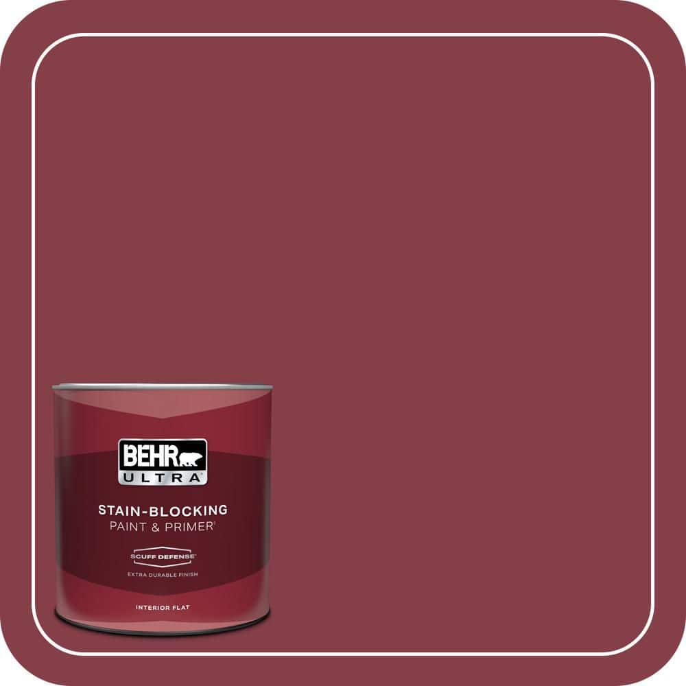 BEHR ULTRA 1 qt. #S-H-120 Antique Ruby Extra Durable Flat Interior ...