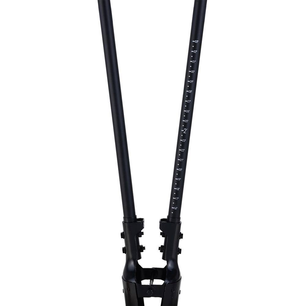 Post Hole Digger 57.5 in, Heavy Duty Manual Digger w/Fiberglass Handle, Scale Markings, 50Mn Blade for Gardening price history on PriceWatchPro