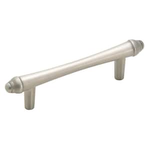 Divinity 3 in. (76mm) Traditional Satin Nickel Bar Cabinet Pull