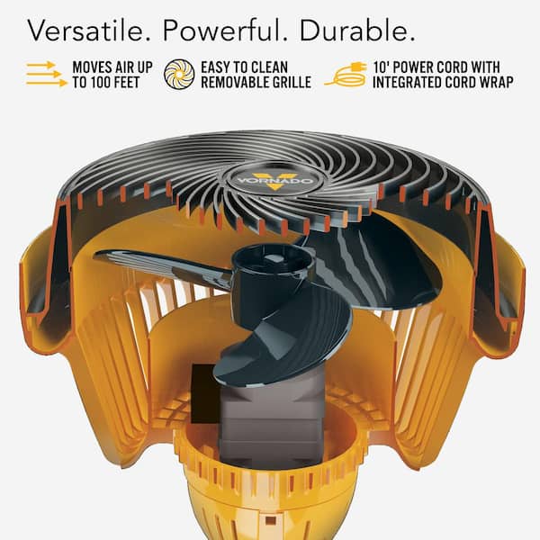 10.75 in. Heavy-Duty High-Velocity Whole Room Shop Fan
