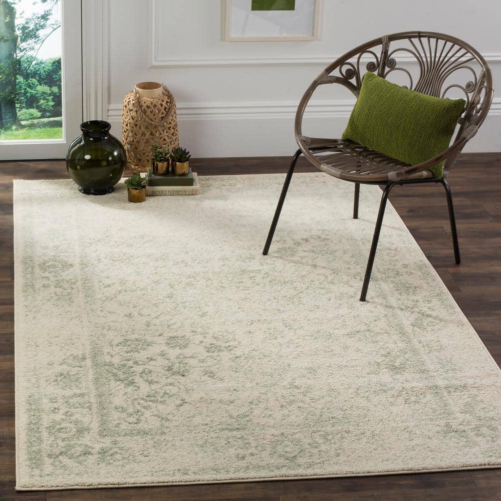 Reviews for SAFAVIEH Adirondack 6 ft. x 8 ft. Ivory/Sage Oriental Area ...