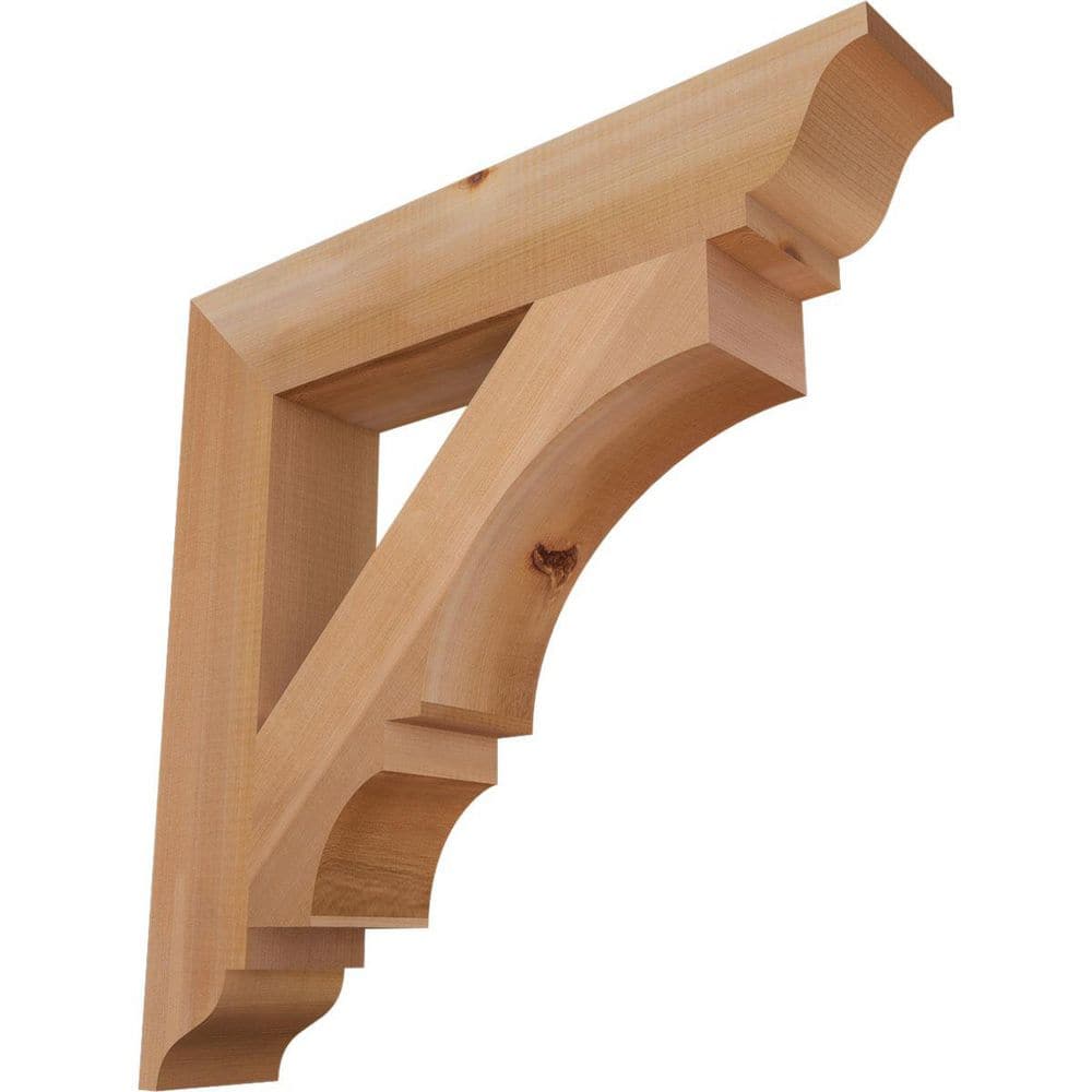 3.5 in. x 22 in. x 22 in. Western Red Cedar Balboa Traditional Smooth Bracket price history on PriceWatchPro