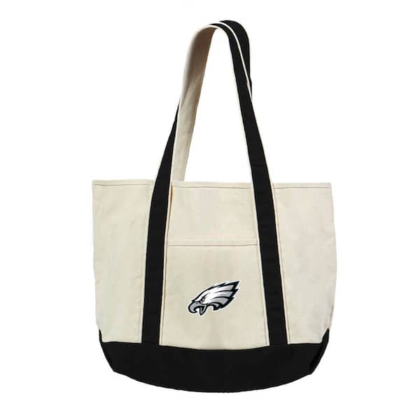 Philadelphia Eagles NFL Canvas Tote Bag with Colored Strap