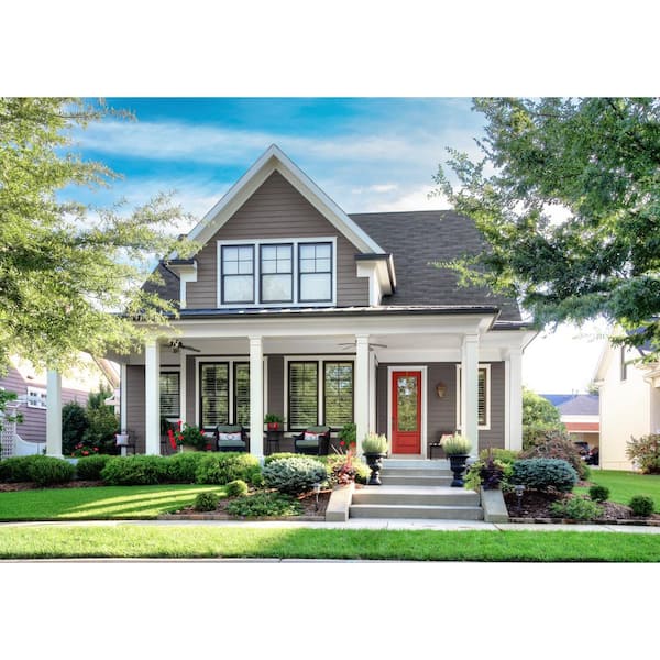 Hardie Plank HZ5 7.25 in. x 144 in. Statement Collection Rich Espresso Cedarmill Fiber Cement Lap Siding