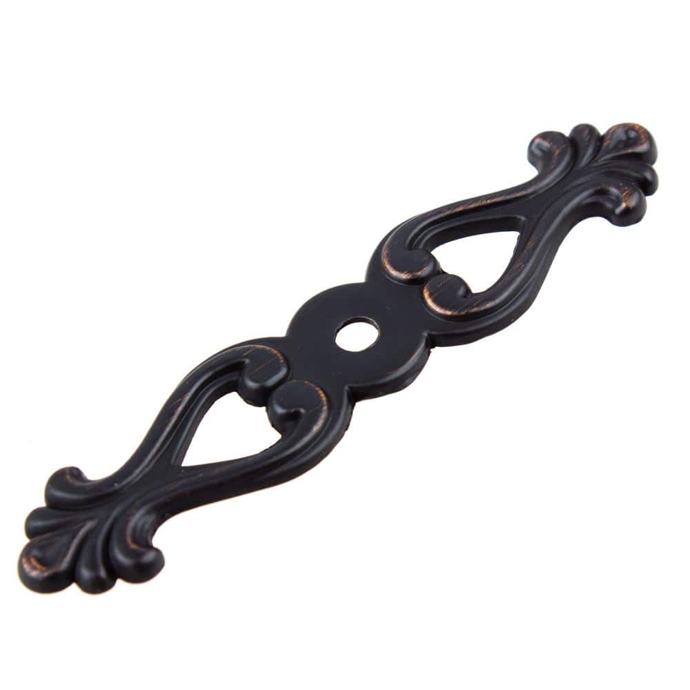 3-1/4 in. Oil Rubbed Bronze Classic Cabinet Knob Backplate (10-Pack) price history on PriceWatchPro