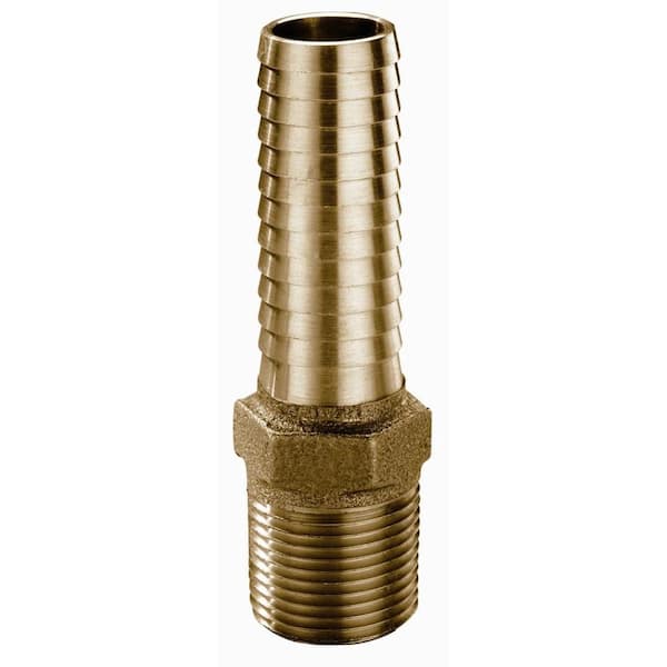 Water Source 1-1/4 in. Brass Extra Long Male Insert Adapter