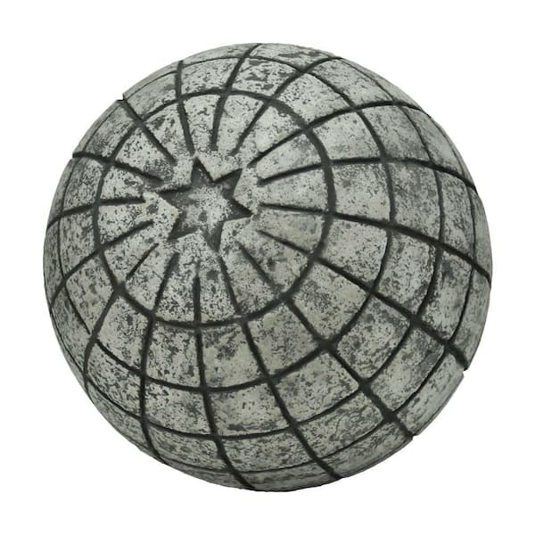 MPG 11-1/4 in. D Cast Stone Astro Garden Ball in a Special Aged Granite Finish