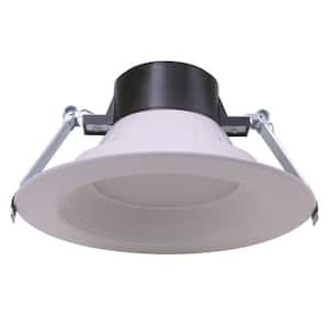 E4DL 6 in. Integrated LED Recessed Ceiling Light 1100 Lumens Dimmable Commercial Downligt Baffle Trim ENERGY STAR