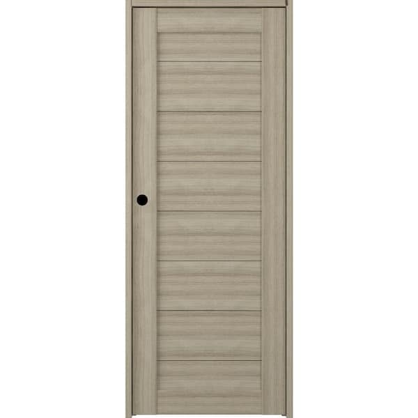 Belldinni Ermi 23,875 in. x 83,25 in. Left-Hand Shambor Composite Wood Single Prehung Interior Door