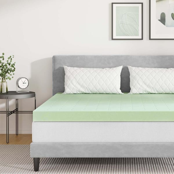 Novilla Cooling 3 in. Queen Gel Foam Mattress Topper, Breathable and Hypoallergenic