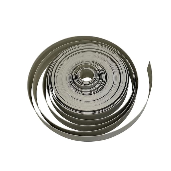 J COLLECTION Milton 420 in. W x 0.83 in. H x 0.02 in. D Edge Tape in Light Gray