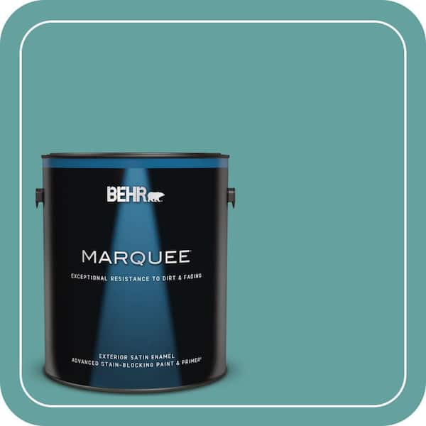 BEHR MARQUEE 1 gal. #T13-20 Folk Song Satin Enamel Exterior Paint & Primer
