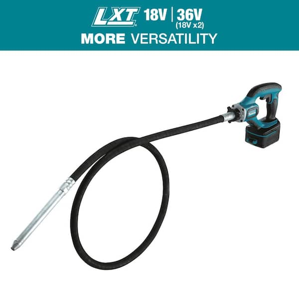 Makita 18V LXT Lithium-Ion 8 ft. Cordless Concrete Vibrator (Tool-Only)  XRV02Z - The Home Depot