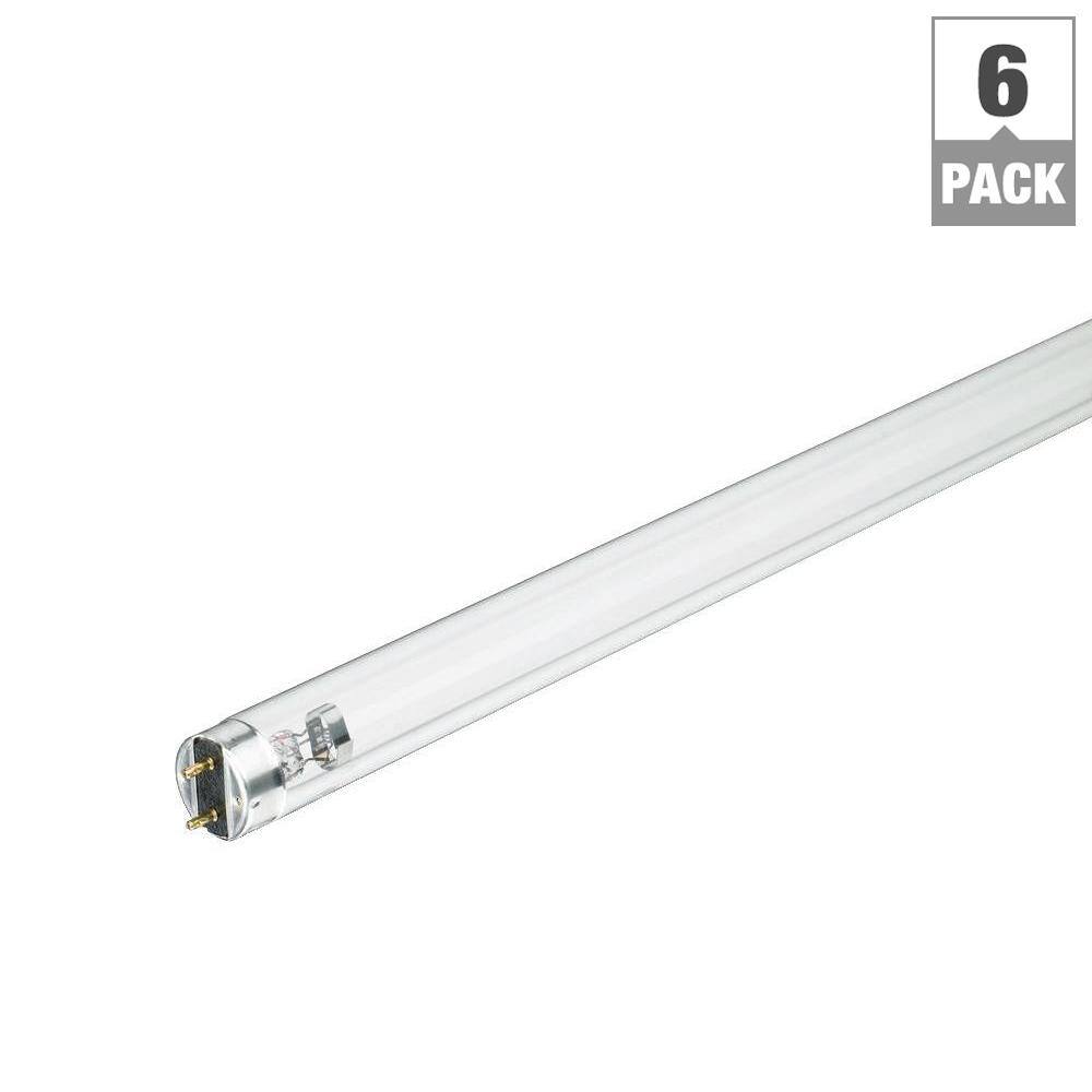 75-Watt 4 ft. Germicidal Linear High Output TUV T8 Fluorescent Tube Light Bulb (6-Pack) price history on PriceWatchPro
