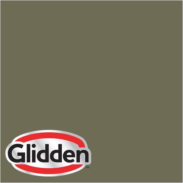 Glidden Premium 1 gal. #HDGG26 Olive Green Semi-Gloss Interior Paint with Primer