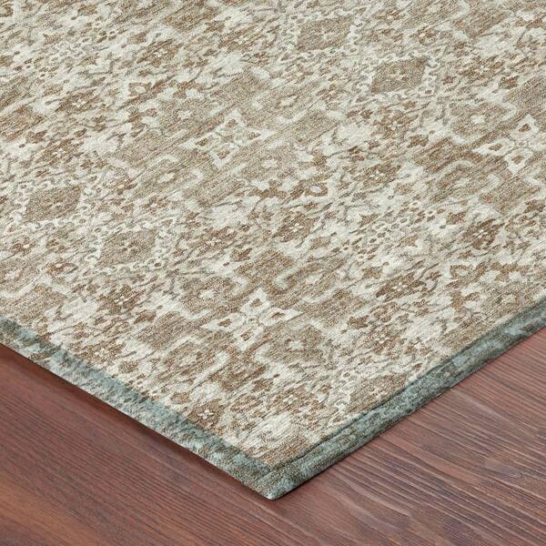 Chantille Machine Washable Indoor/Outdoor Abstract ACN2705 Beige 10 ft. x 14 ft. Area Rug