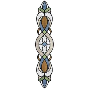 Blue Bristol Stained Glass Decal (Set of 2)