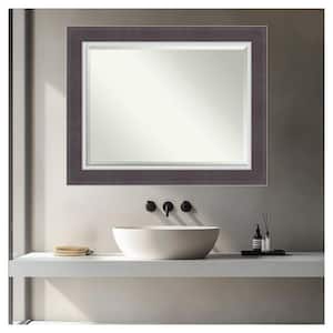 Amanti Art Ellie Brown Silver 23.5 in. x 29.5 in. Petite Bevel