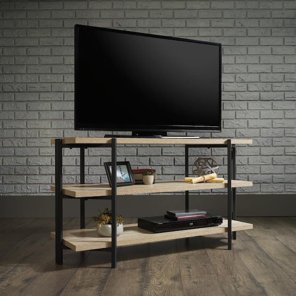 SAUDER North Avenue Charter Oak Console Table 422313 - The Home Depot