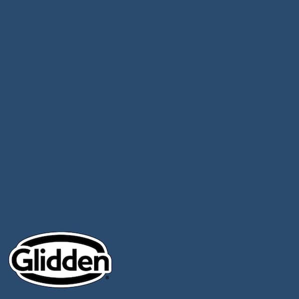 Glidden Premium 1 qt. PPG1160-7 Blue Tang Flat Interior Latex Paint