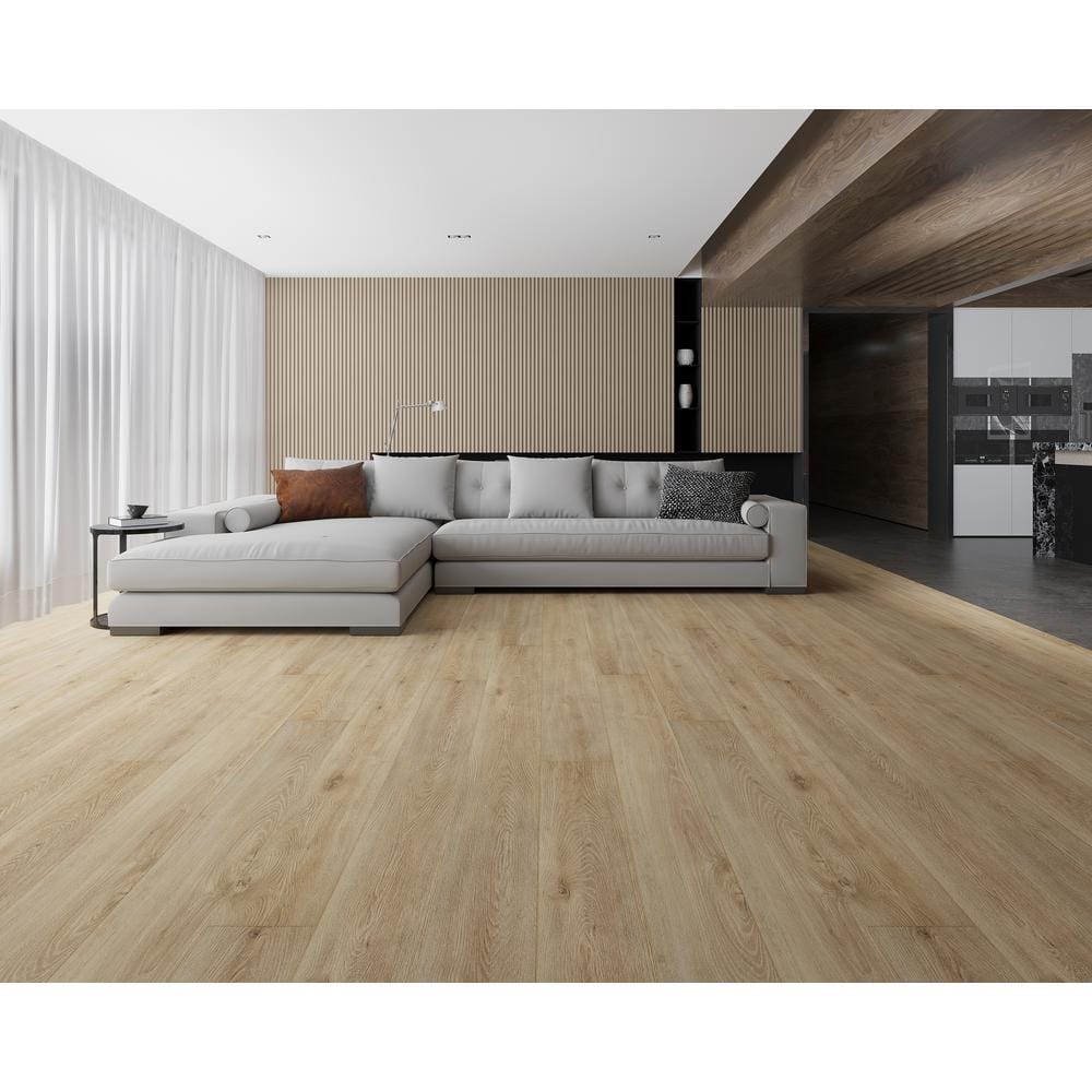 Vista Clay 7" x 60" Oak Look Waterproof Vinyl Plank Flooring