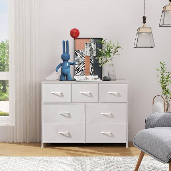 Costway 2-Drawer Stackable Storage Organizer with Anti