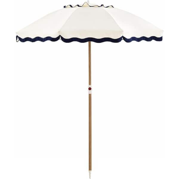 6 ft white patio umbrellas Outdoor Umbrella 6ft Umbrella UPF50+beach For Sand Tilt Boho Umbrella With Fringe Portable Umbrella With Carry Bag Holiday Umbrella Market Table Umbrella For Garden Backyard : Patio to offer even longer color retention rating than competing material sources. 6 ft. Metal Patio Umbrella
