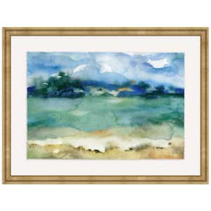 41 in. x 31 in. "Morning Hue" Framed Giclee Print Wall Art