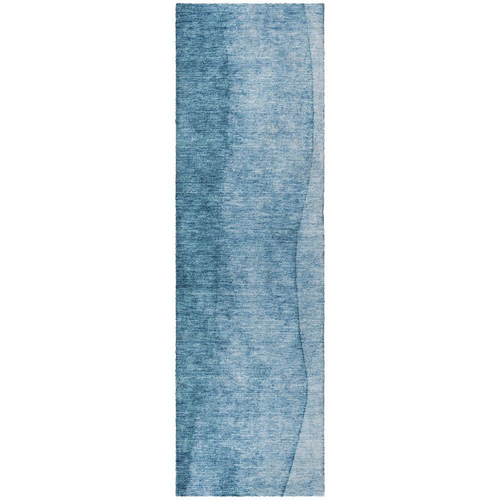 Dream Shag Premium Machine Washable Abstract ADS625 Blue 2 ft. x 7 ft. Runner Rug price history on PriceWatchPro