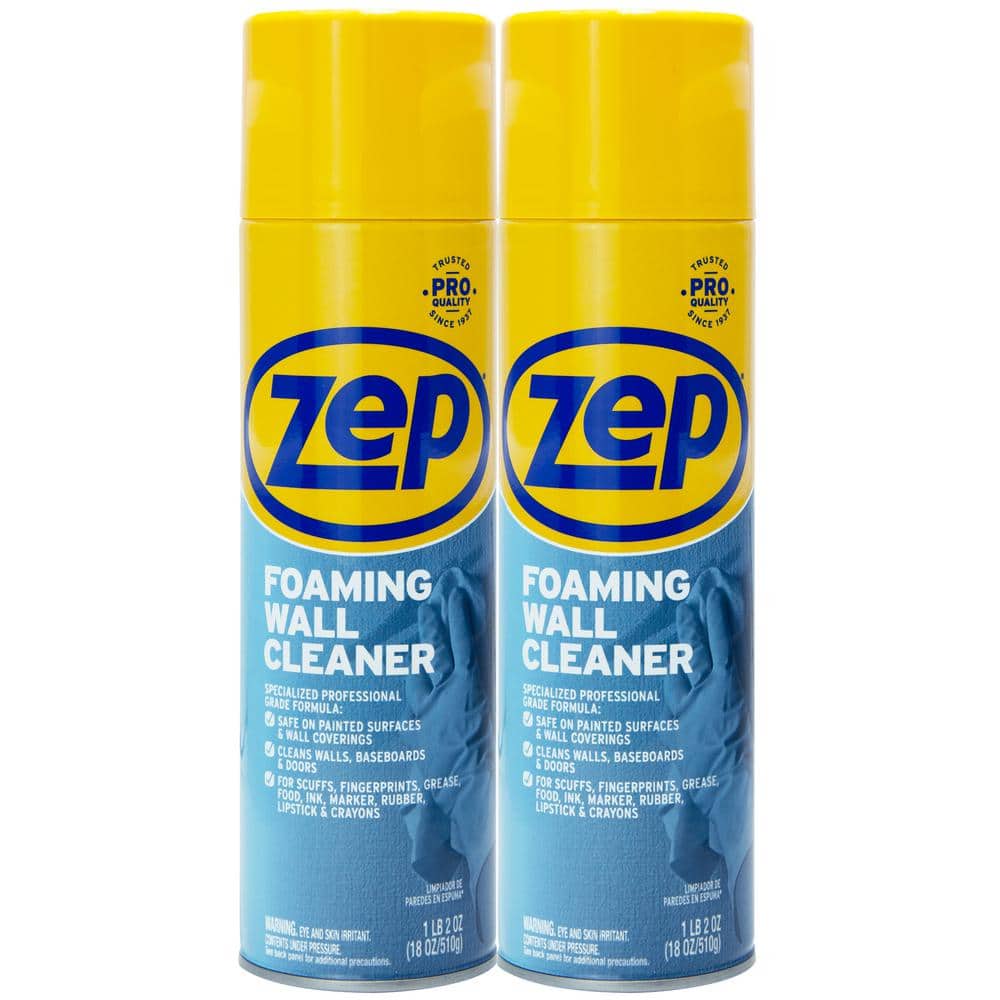 Zep Foaming Wall Cleaner 18 Ounce ZUFWC18 (case of 12) Thick Professional  Formula : : Health & Personal Care