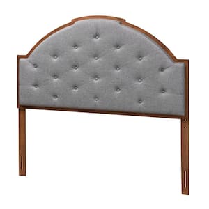 Madeline Gray King Upholstered Headboard