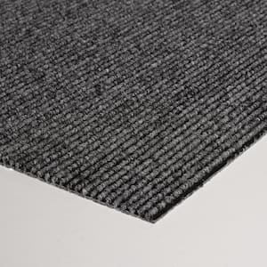 Picket - Sky - Gray Commercial/Residential 24 x 24 in. Peel and Stick Carpet Tile Square (40 sq. ft.)