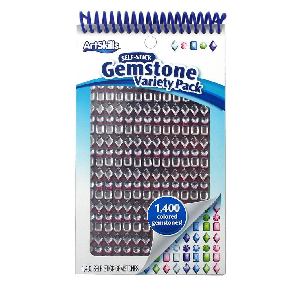 3 strips 5 long Rhinestone Self-Adhesive Stickers Gems