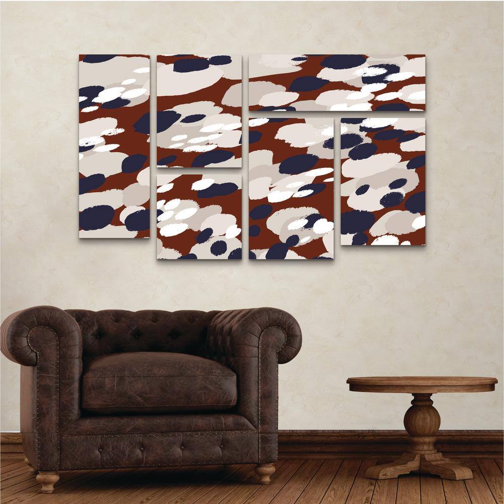Treechild Berry Pattern Abstract Multi-Panel Canvas Wall Art