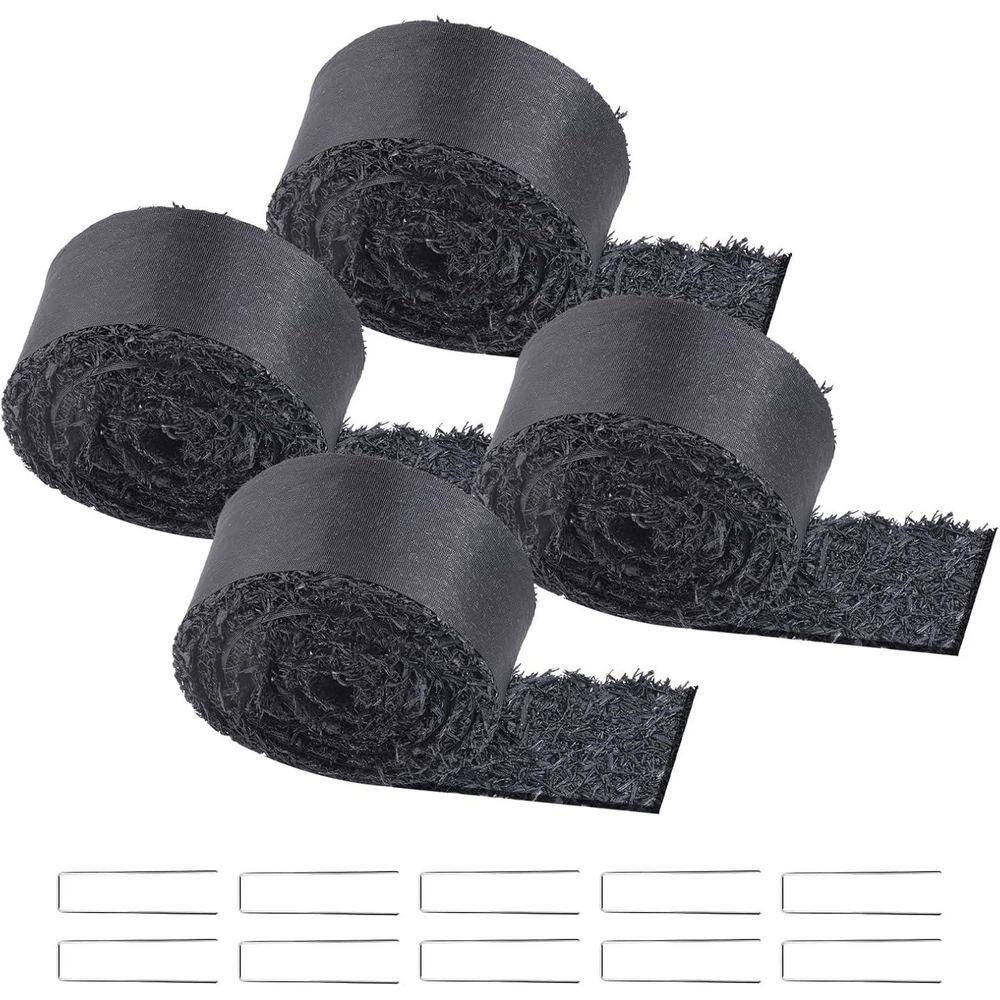 spca 4-Pack Recycled Rubber Mulch Mat 120 x 4.5 in, Rubber Mulch