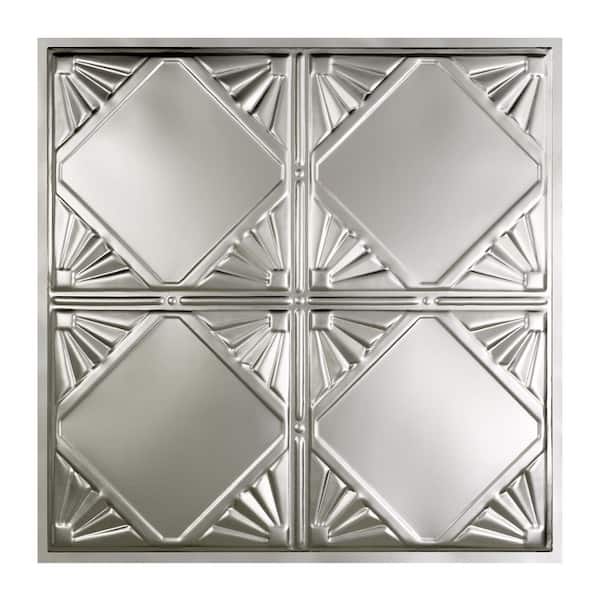 Great Lakes Tin Erie 2 ft. x 2 ft. Lay-In Tin Ceiling Tile in Unfinished (20 sq. ft./case)
