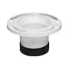 Oatey PVC Twist-N-Set Open Toilet Flange