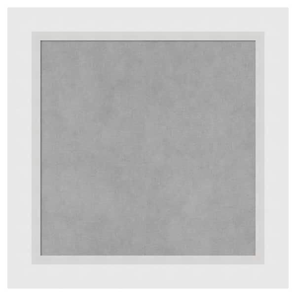 Amanti Art Blanco White 20 in. x 20 in. Framed Magnetic Board