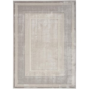 Glam Silver 4 ft. x 6 ft. Contemporary Area Rug