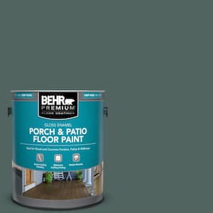 1 gal. #S430-7 Blue Fir Gloss Enamel Interior/Exterior Porch and Patio Floor Paint